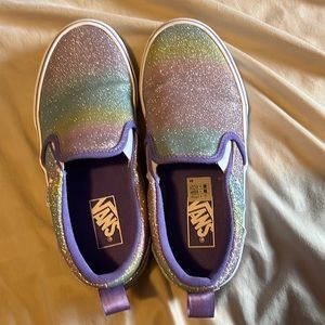 Vans kids slip on shoes size 1.0